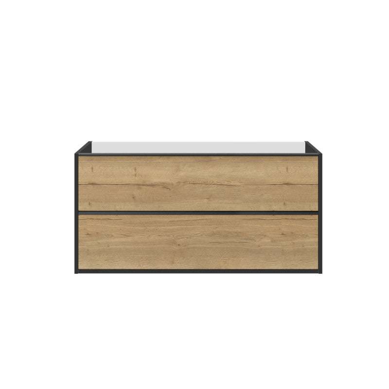 kleine schoenenkast met houten front en zwart frame, compact design voor kleine ruimtes, wand- of vloerplaatsing